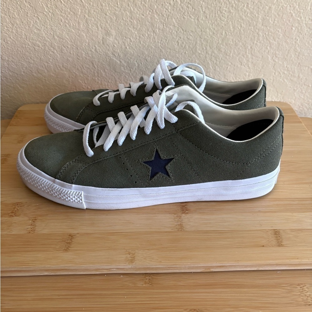 New Converse One Star Pro x Turnstile Collab Sneakers Suede Green M10.5/W12 - Picture 2 of 8